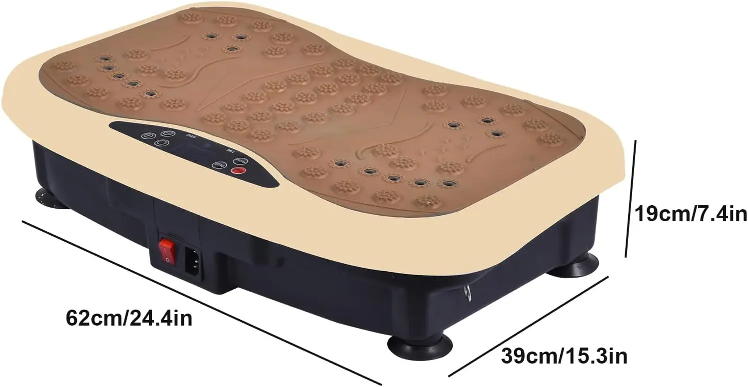 Shaking Plate Exercise Machine | Portable Workout Vibration Plate - 5 Exercise Modes Shake Board, Non-Slip Vibrate Stand