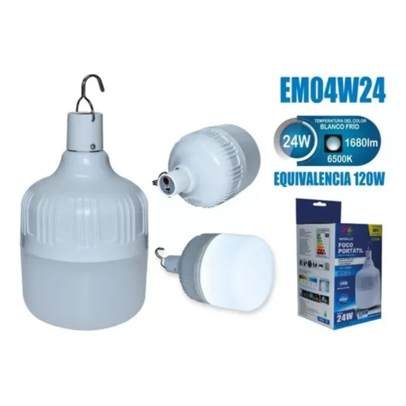 Rechargeable  emergency light 24W  8-6-hour portable  emergency light illumination