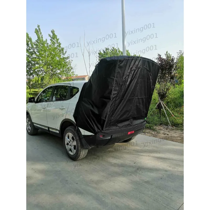 Waterproof Car Rear Trunk Tent Simple Outdoor Camping Shelter For SUV Road Trip Self-drivinga