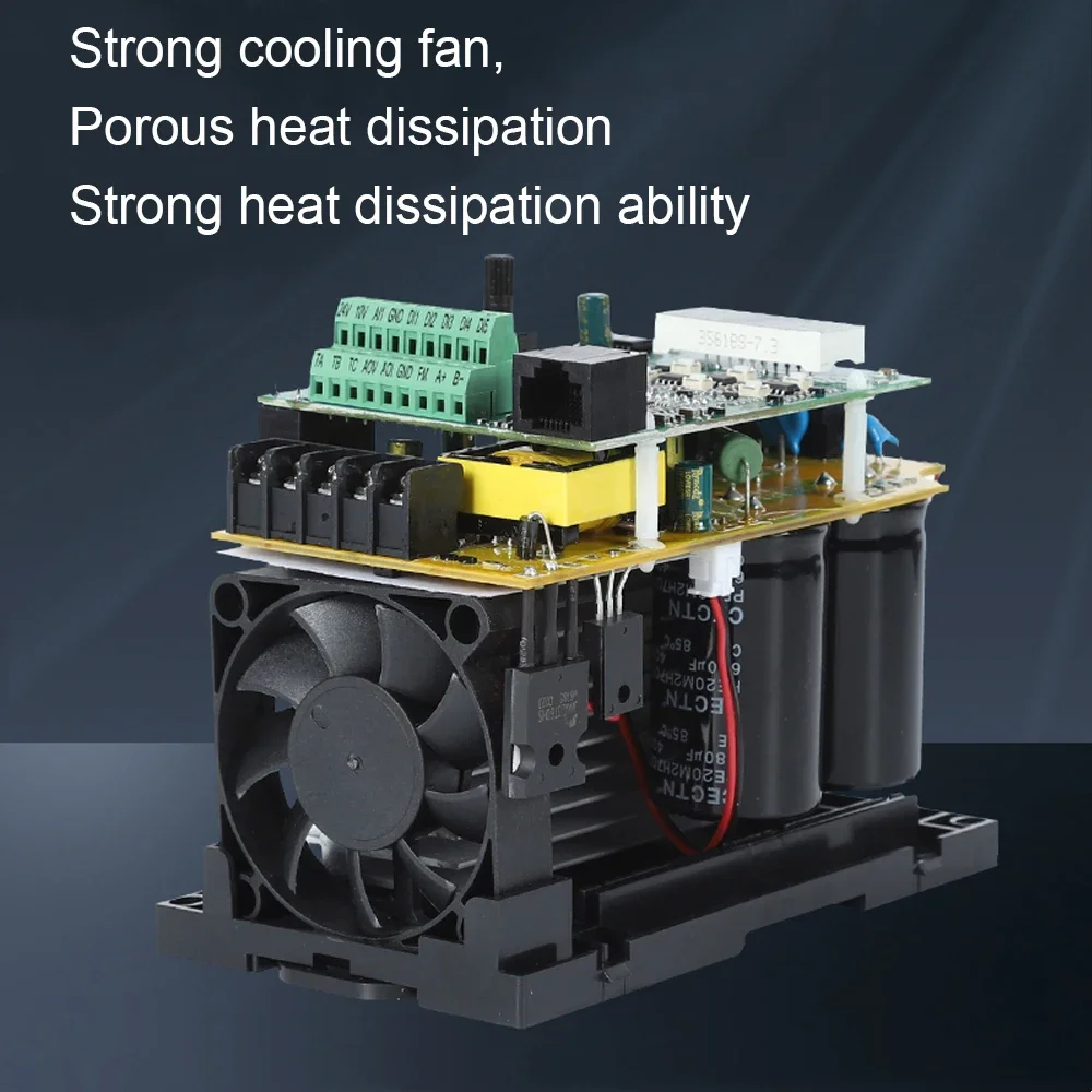 220V 380V 110V VFD Variable Frequency Drive Vector Control Converter Inverter 0.75 1.5 2.2 3.7 5.5 KW Motor Speed Controller