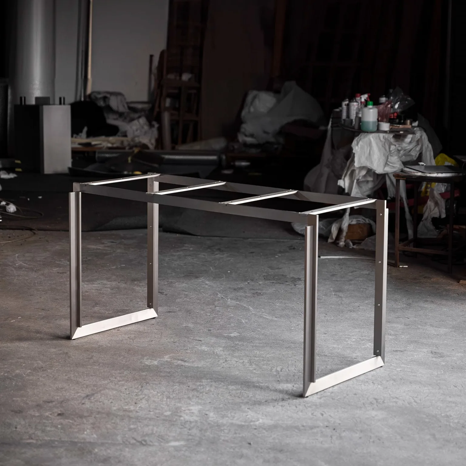 

Medieval style PK series stainless steel table foot large plate table leg rock plate bracket/custom size