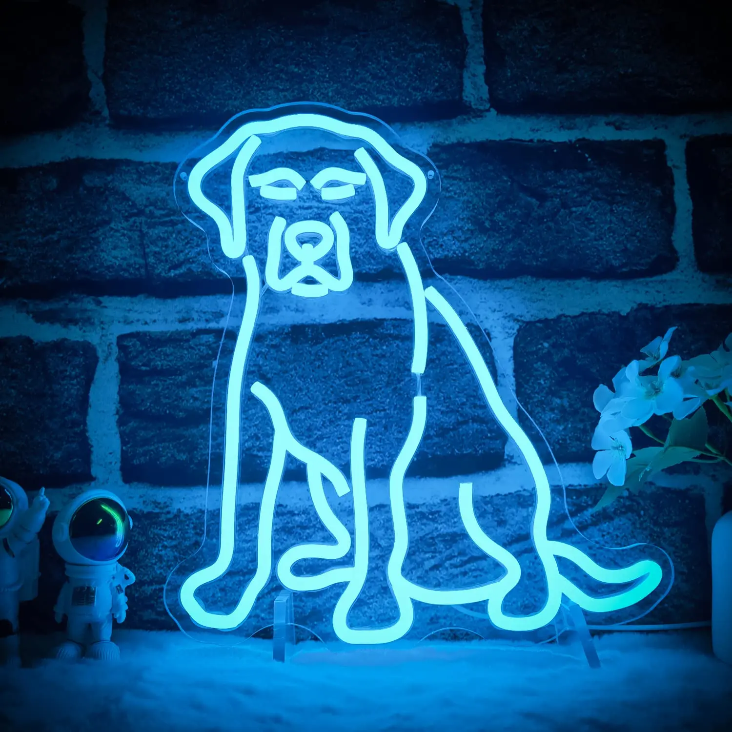 Dog LED Neon Light USB Gifts Pet Shop Business Sign Party Bedroom Wall Hangings Display Decor Luminous Neon Light Acrylic