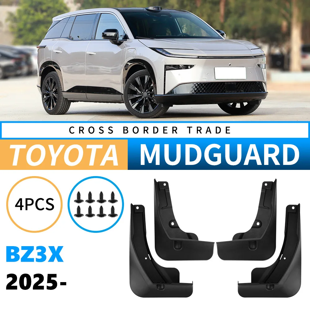 

Car Auto Mud Flaps for Toyota Platinum BZ3X 2025 Splash Guards Fender Mudguard Anti Slip Firm Mounting Structure