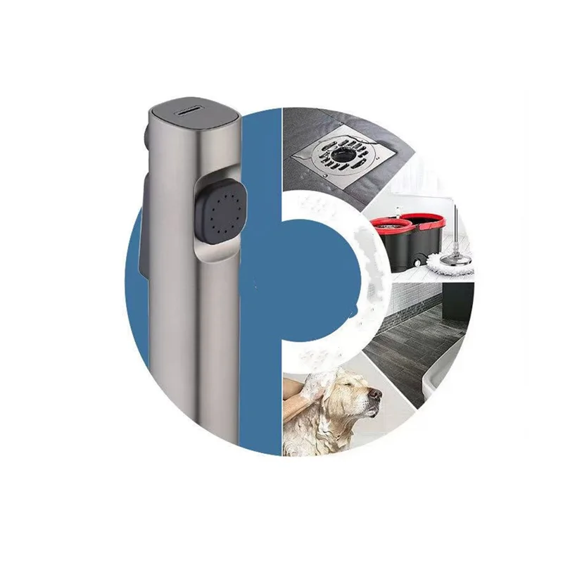 Toilet Douche Bidet Head Handheld Spray For Sanitary Shattaf Shower Pressurizing Handheld Sprinkler Bidet Attachment