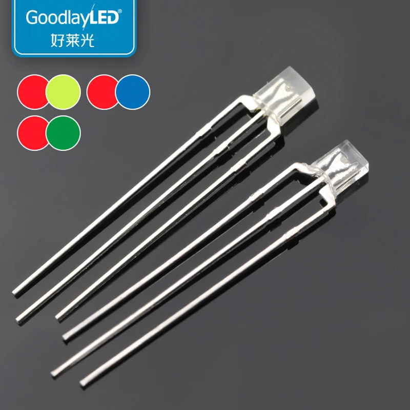 

1000pcs 2x3x4 square two color transparent/foggy