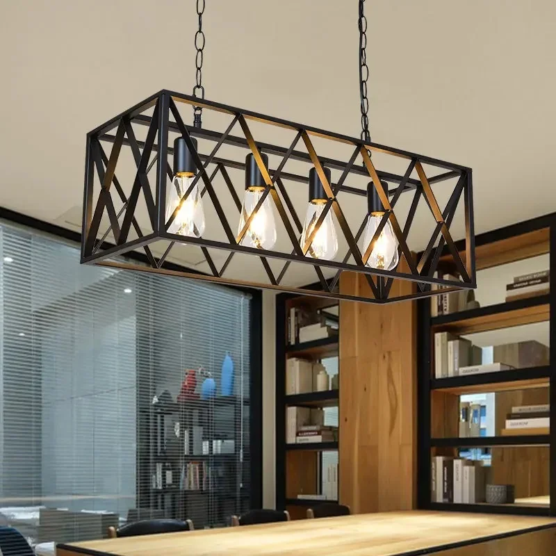 

Modern Chandelier 2025 Dimmable Iron Living Rroom Kitchen Facility Bar Counter Chandelier Indoor Lighting Designer Lusters