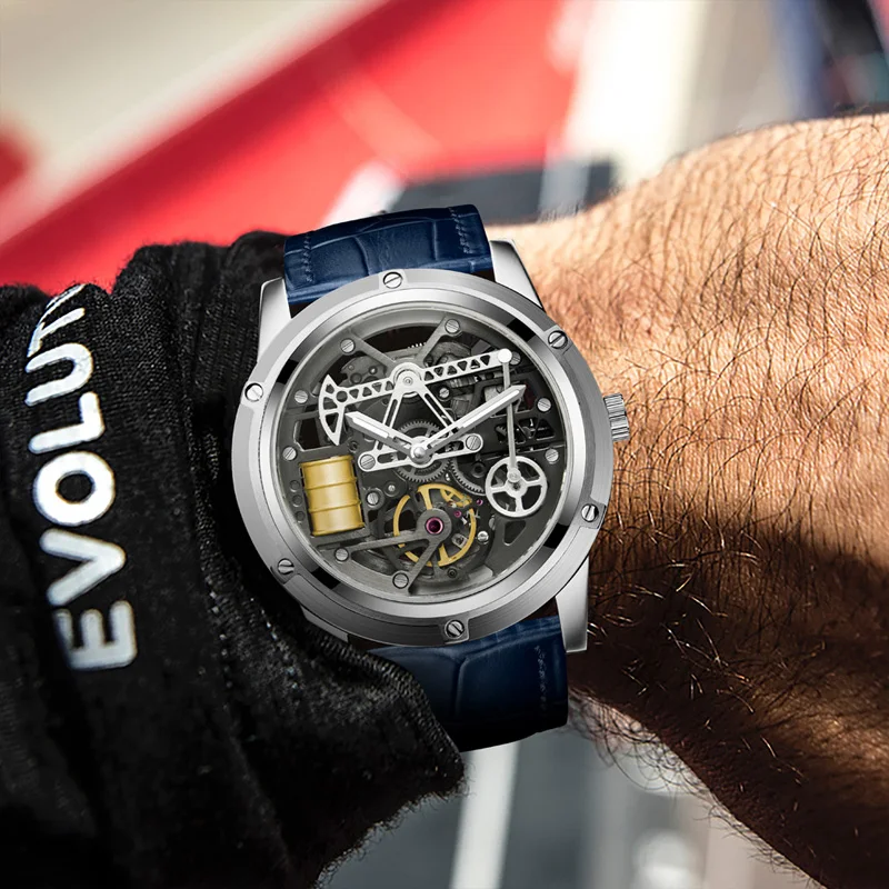 

PINDU Design новые масляные полые механические часы мужские Miyota 8215 механизм с сапфировым стеклом 50 м водонепроницаемые часы из нержавеющей стали