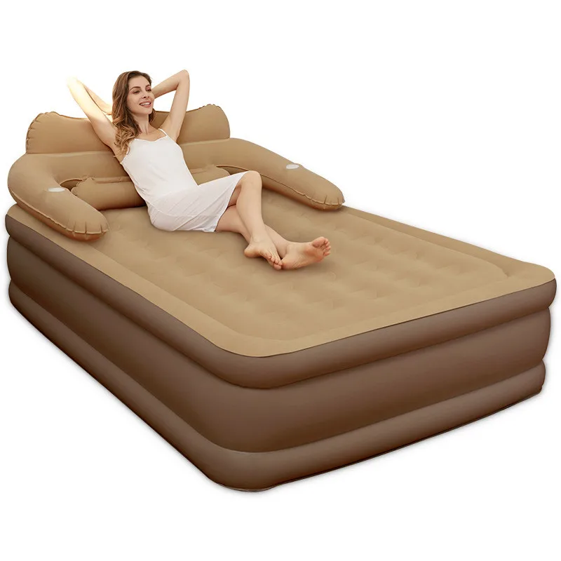 

Inflatable mattress outdoor air cushion single person moisture absorption ventilation inflatable comfortable bed