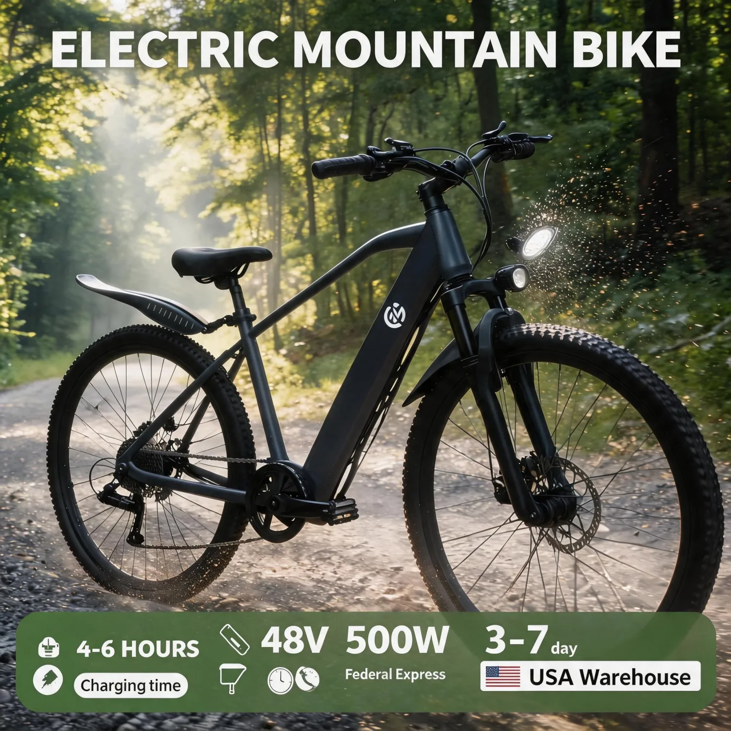 Outdoor Adventure Group - 오프로드 전기 자전거 500W 페달 어시스트