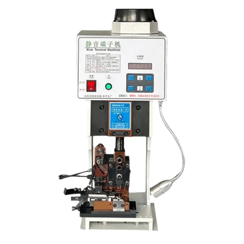 4/6T Fully Automatic Ultra-quiet Terminal Crimping Machine with OTP Mold Electric Double-head Stripping and Crimping Machine