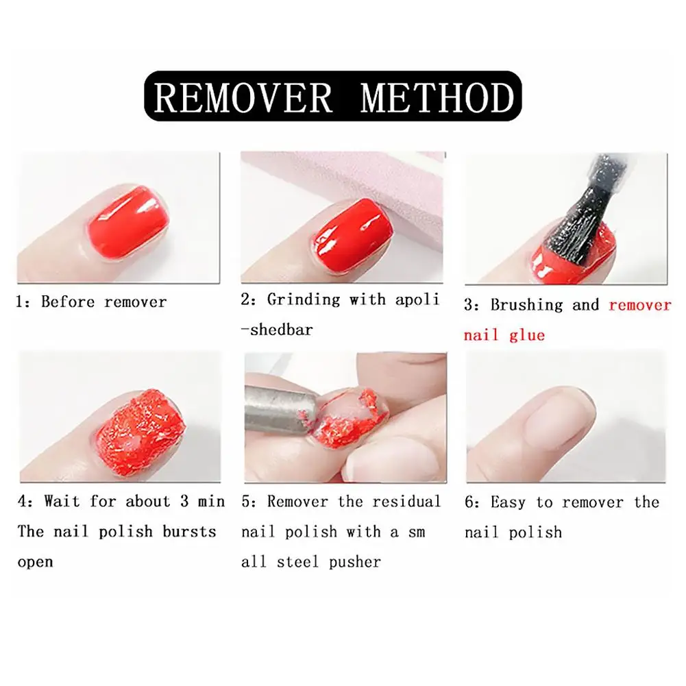 15ml Magic Remover Nail Gel Polish for Soak Off UV Gel Polish Fast Removal Semi Permanent Varnish Polish Cancel Glue view 3