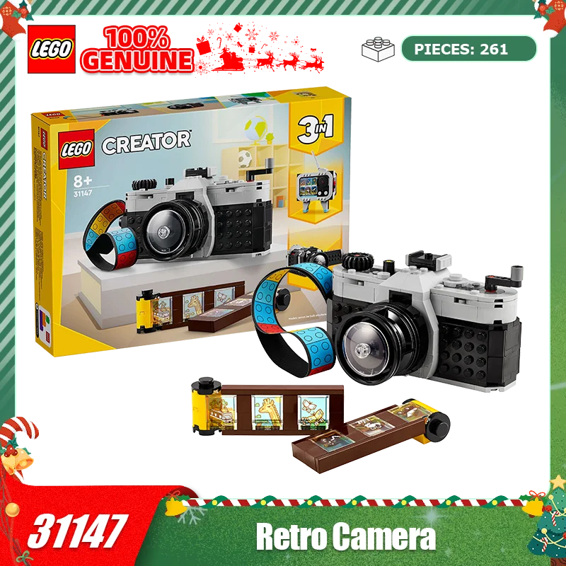 

LEGO Building Blocks Assembly 31147 Retro Camera Children's Boys and Girls Toys Birthday Christmas Gift