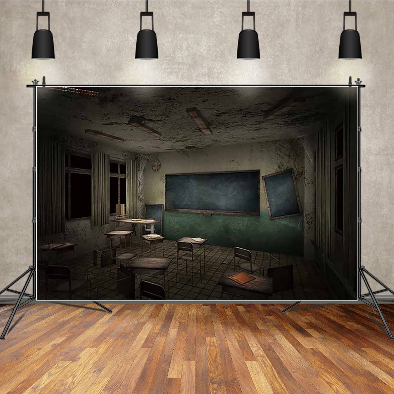 MOON.QG خلفية التصوير الفوتوغرافي للهالوين خزائن صدئة مهجورة مستشفى خلفية ملصق حفلة عيد ميلاد ديكور فوتوزون