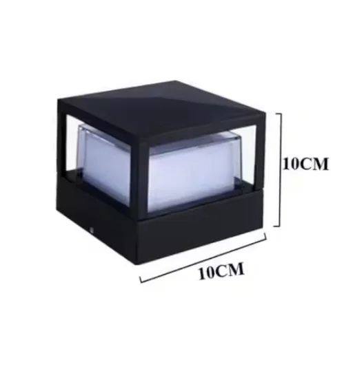 1 Stück LED-Säulenleuchte 10W 15W LED-Gartenlampe für Hof Terrasse Pfosten Villa Weg Zaun Landschaftsgestaltung Dekorative Beleuchtung