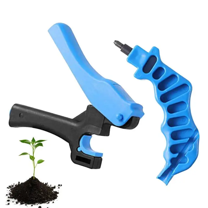 

Drip Tube Hole Punch 4mm Hole Punches Drip Agricultural Reusable Irrigation Drip Tape Hose Pipe Puncher Tool For PE Pipe