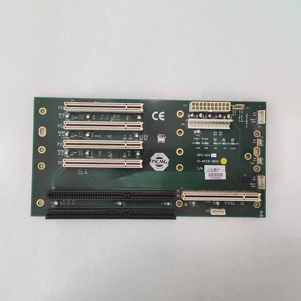 HPCI-6S4 For ADLINK industrial computer motherboard with 6 slots and 4 PCI ISAs 51-46218-0B50