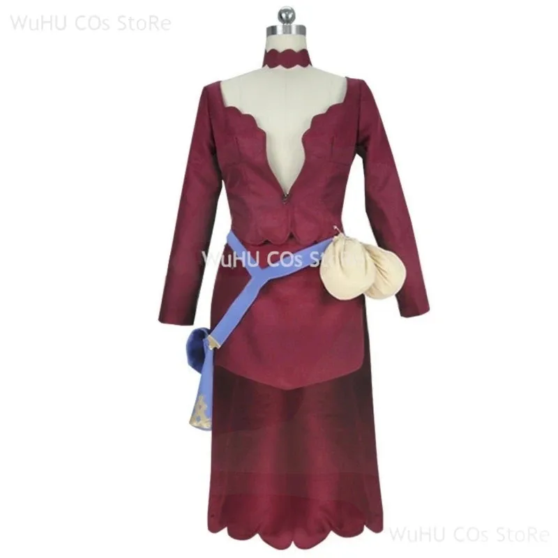 أزياء أنيمي بلاك كوس كلوفر فانيسا التأثيرية للنساء والفتيات لحفلات الهالوين كرنفال اينوكا فساتين شعر مستعار قبعة لعب الأدوار الدعامة