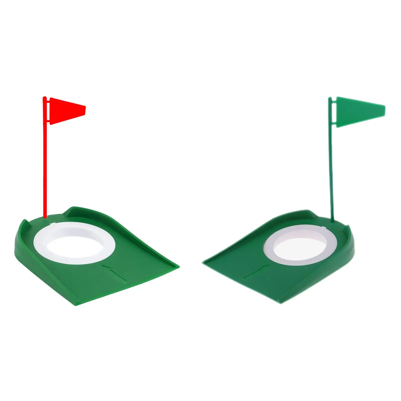 Golf Putting Cup Flag Detachable Golf Hole Cup for Backyard Outdoor Beginner