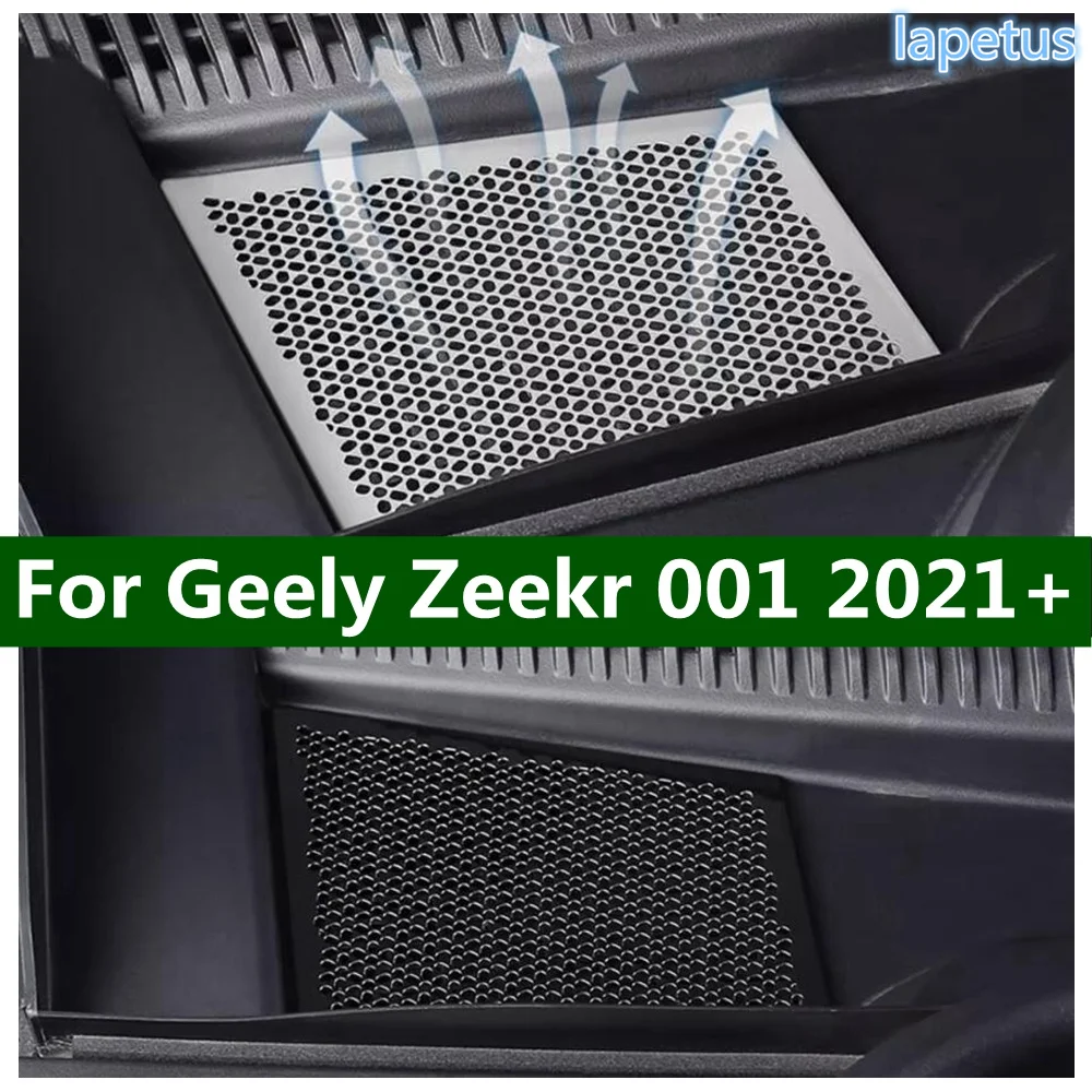 

Front Hood Dust Cover Filter Proof Protective Decoration Frame Trim Intake Fit For Geely Zeekr 001 2021 - 2023 Car Accessories