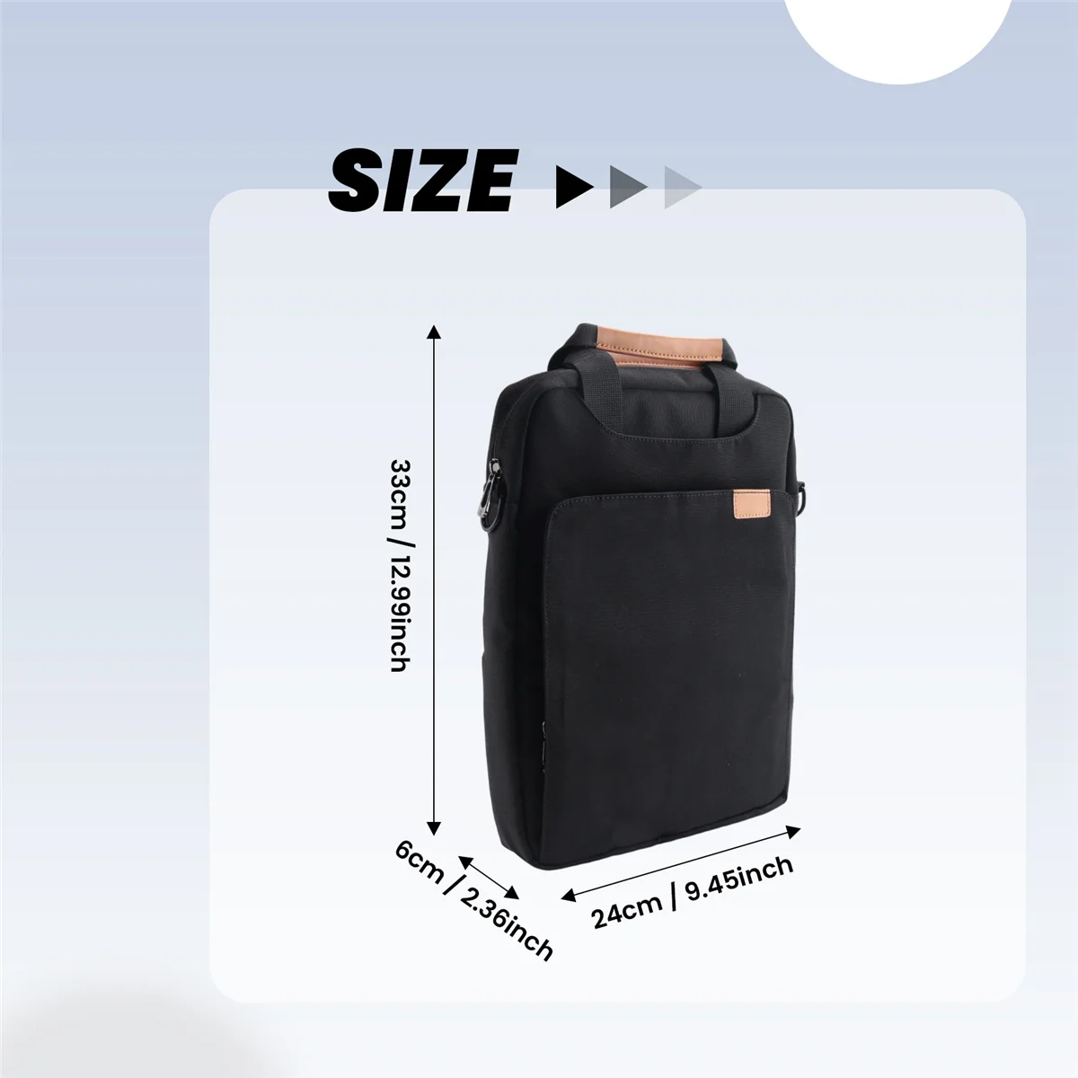 PBD-nTablet Bolsa Crossbody Bolsa para Tablet Bolsa de armazenamento para tablet de 13 polegadas