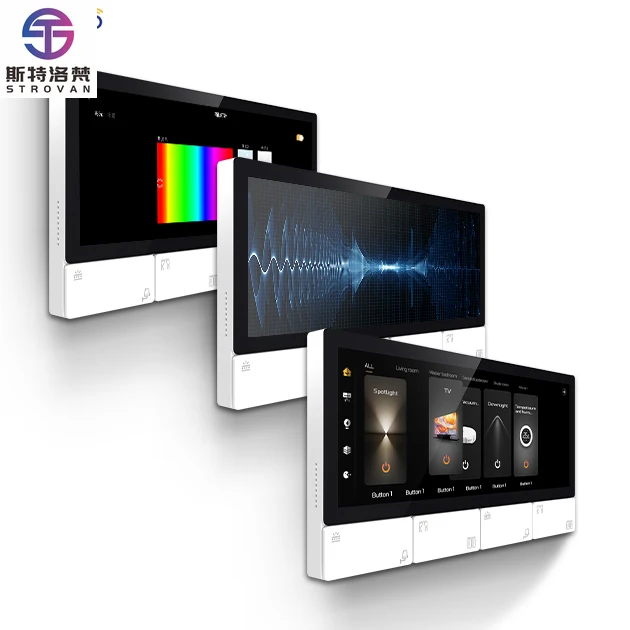 

STLF 2025 Hot Sale Tuya Smart Home Zigbee Gateway 6.2 Inch Touch Panel Intelligent Central Control Touch Screen Control Panel F5