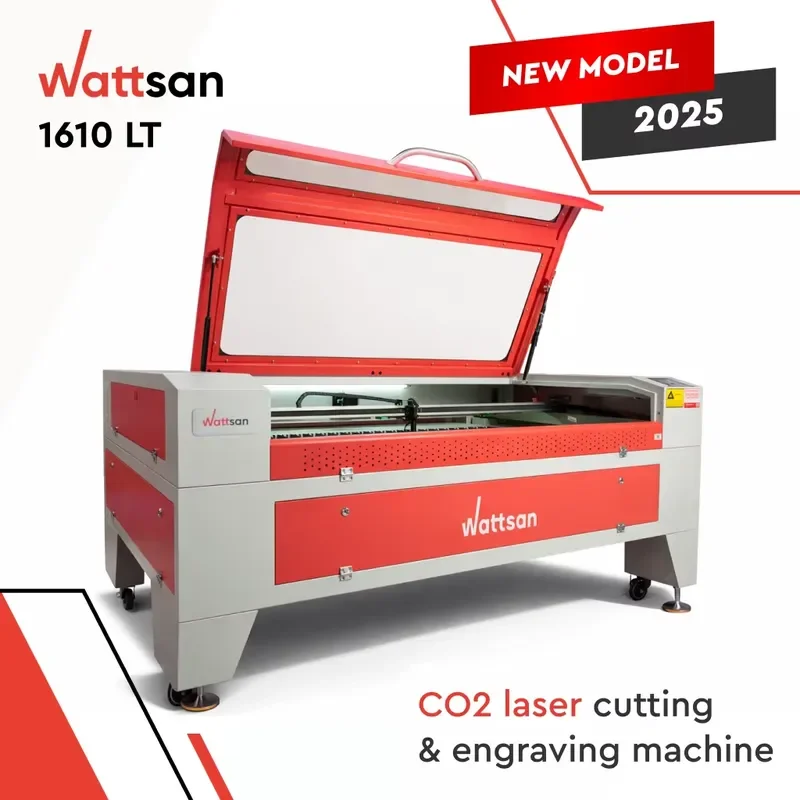 for Watsan 1610 LT CO2 Laser Cutting Machine Engraver CNC System 80W 100W 130W 150W 1600x1000mm Working Area