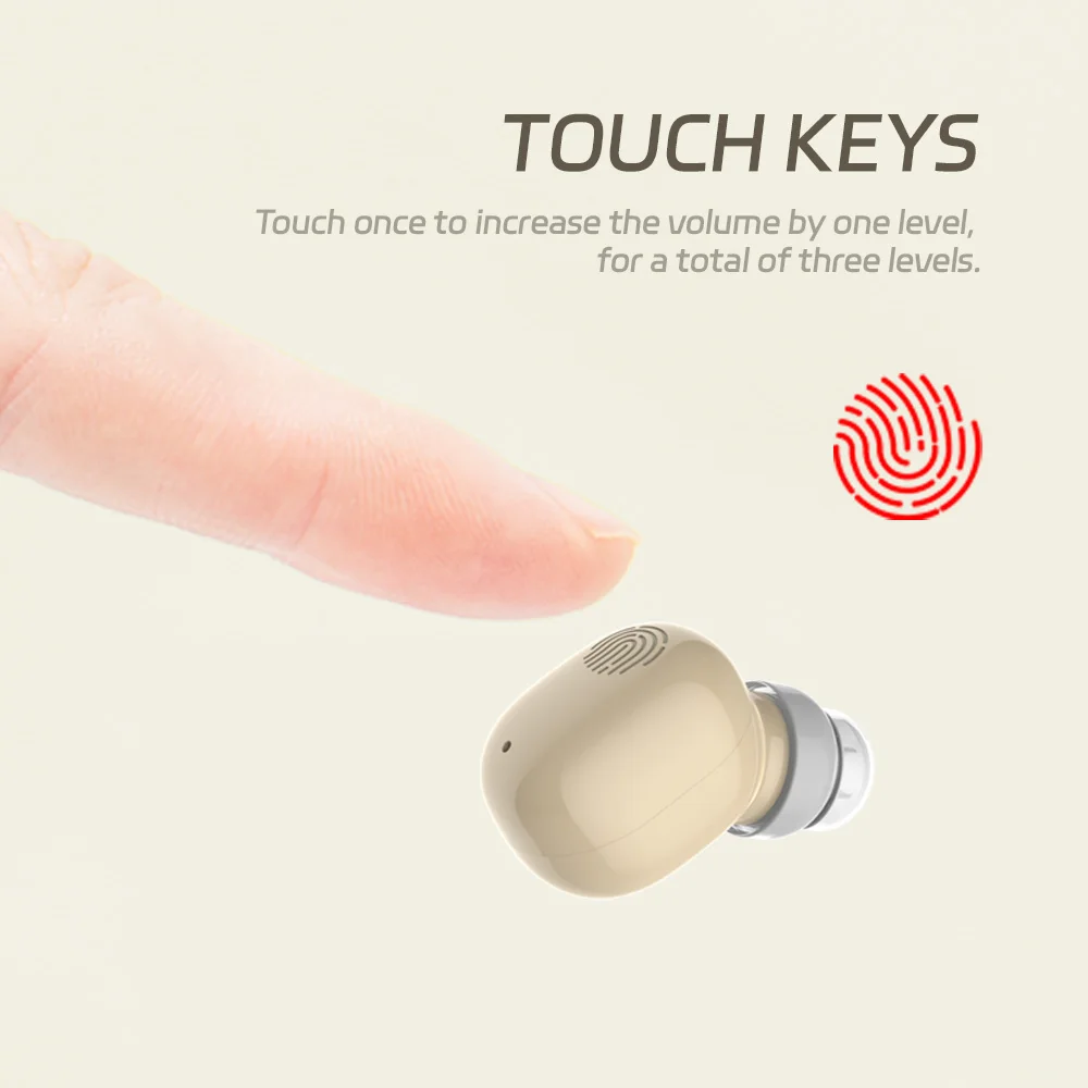 أداة مساعدة السمع الجديدة القابلة لإعادة الشحن لكبار السن لعام 2025 - ملابس ثنائية، مضخم صوت، 3 ألوان #4