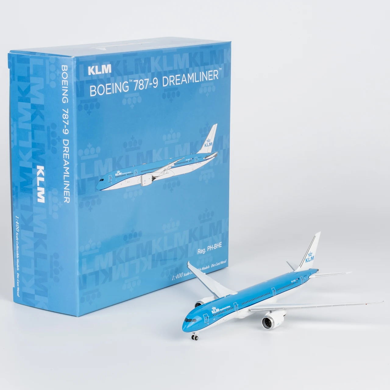 

55149 Коллекционный самолет из сплава, подарочные модели NG 1:400 KLM Royal Dutch Airlines Boeing B787-9, литая под давлением модель самолета PH-BHE
