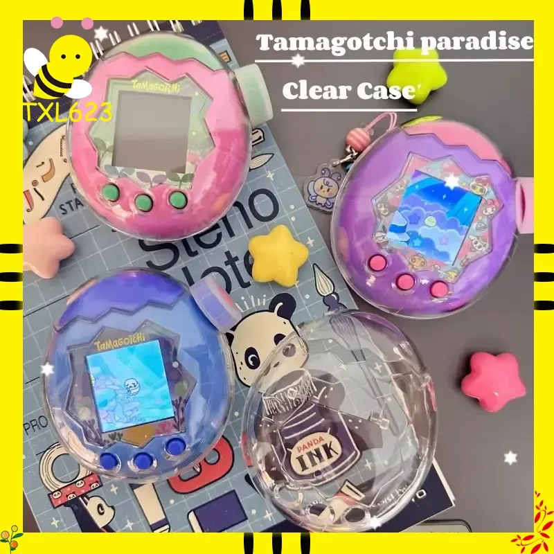 たまごっちパラダイス ハードケース 透明 愛らしいおもちゃケース 交換用ギフト すべての年齢層に最適 友達へのクリスマスプレゼントに最適
