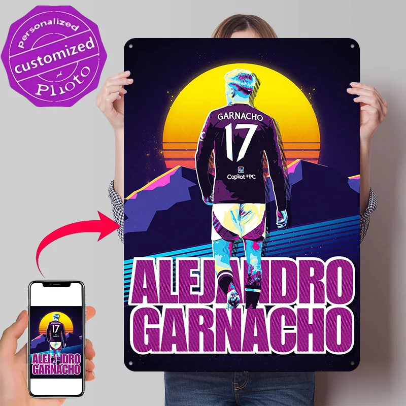 Металлический постер с 3D-текстурой в стиле ретро «Александр Гарначо», настенное искусство, жестяная табличка, подарок для декора мужской комнаты, украшение интерьера дома