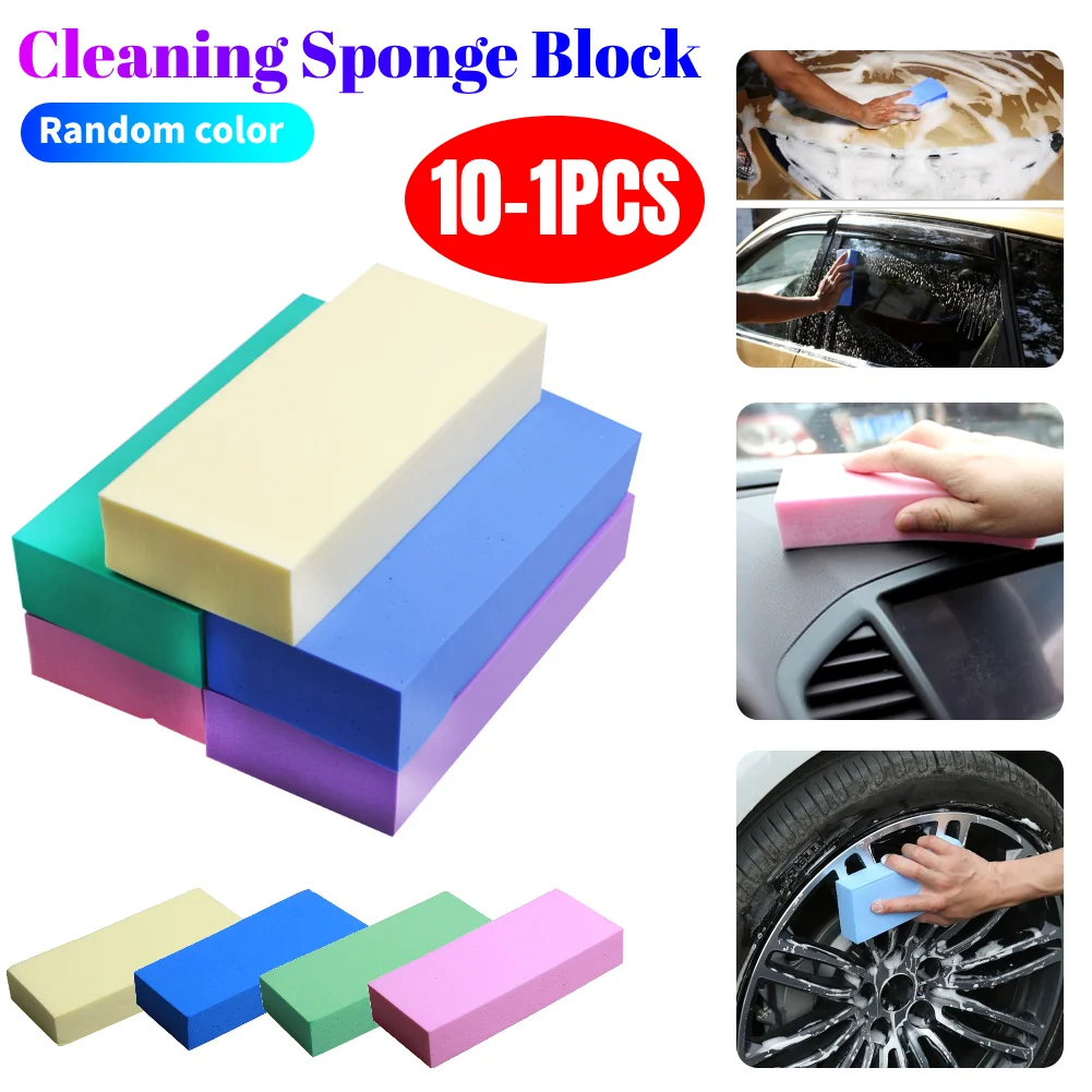 Car Wash Sponge Brushes High-Density Strong Water Absorption Cleaning Sponge Block Auto Detailing Polishing Foam Cleaning Tools