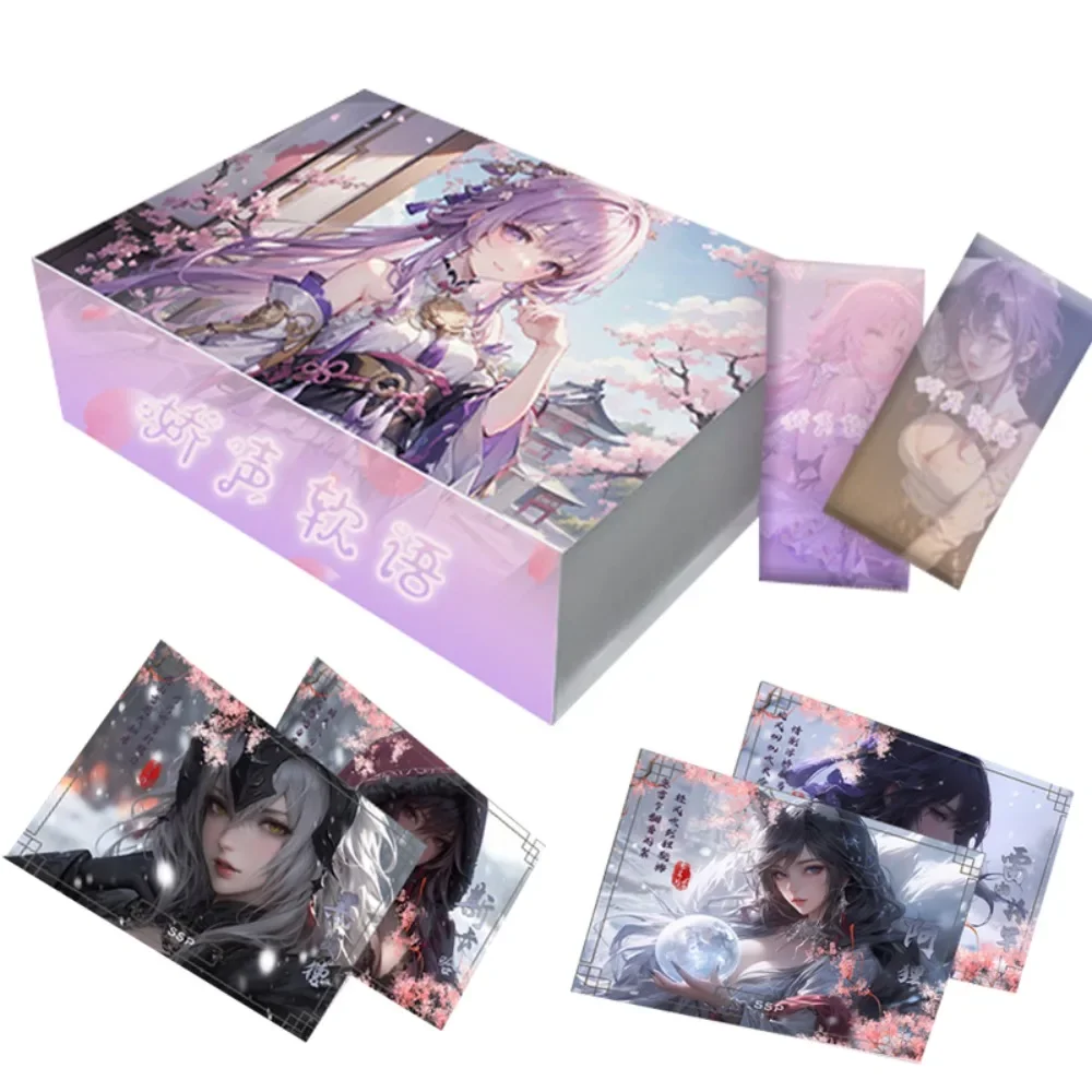 Goddess Story Collection Card Jiaosheng Soft Language Series Waifu ACG CCG TCG Special Card Booster Box Doujin Toys Hobby Gift