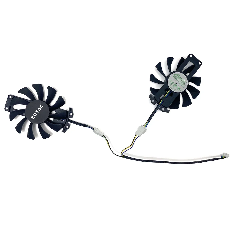 Cooling Fan 75MM 4PIN GA81S2U DC 12V 0.38a GTX950 960 GPU FAN GTX Zotac 950 960 GTX 1060 ddr5 Graphics Card Cooler Fans