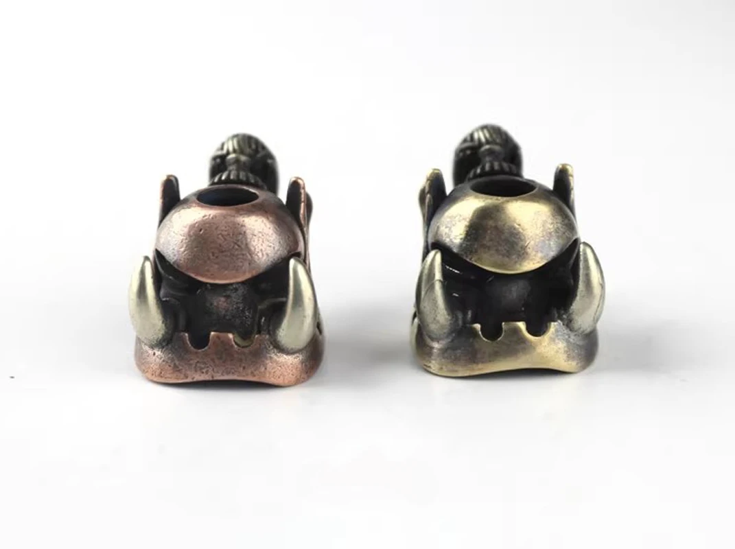 

1PC Brass Copper Zipper Bracelet Pendant Rope Paracord Lanyard Pendant Bead Umbrella Rope DIY Pendant