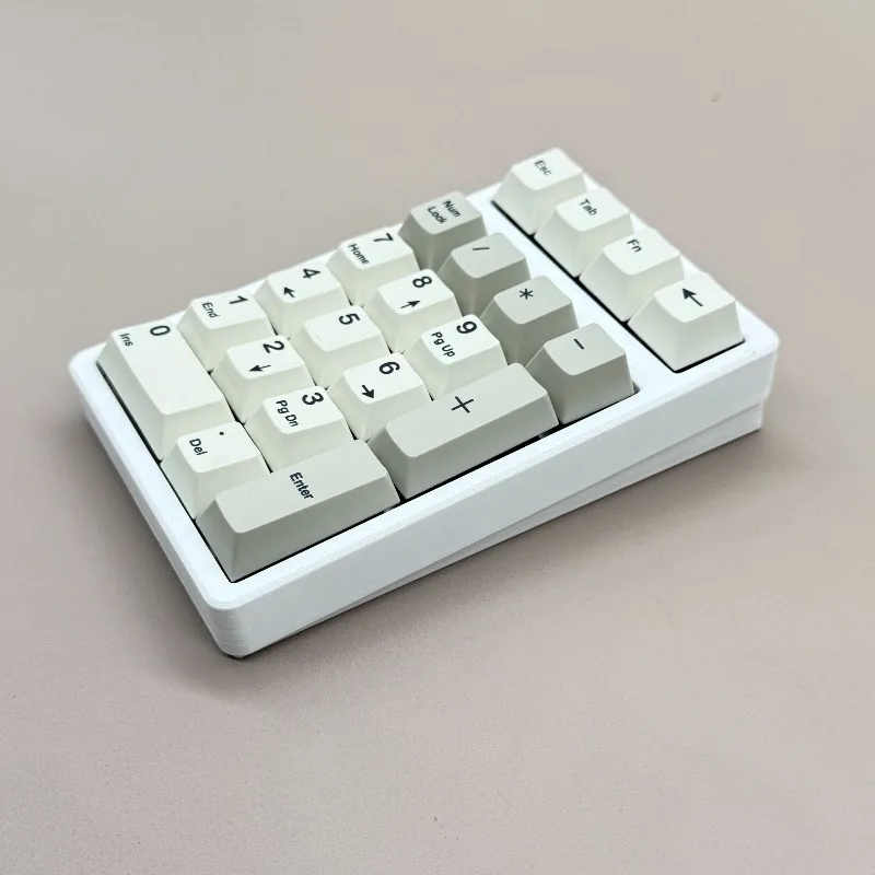 

EC21 Static Capacitance Digital Keypad Wired Single-mode 3D Printing Customized Mini Ergonomic Keyboard TOP Structure VIAL Gift