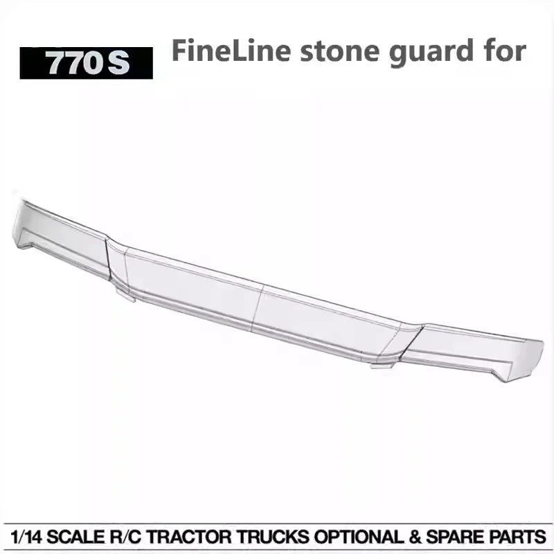 770S Windshield Panel YGP-U10 For 1/14 Tamiyaa RC Dump Truck Tractor 56368/56371 SCANIAA DIY Toys Model Accessories
