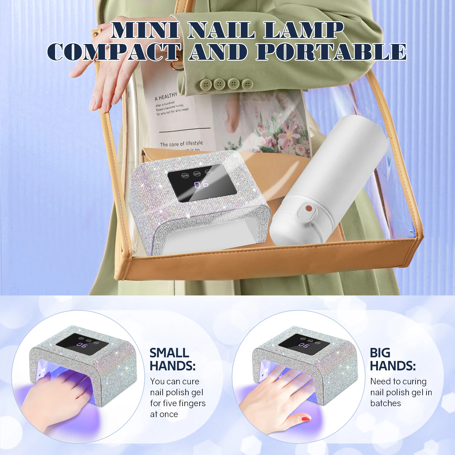 เครื่องมือทําเล็บ เครื่องเป่าเล็บ UVLED โคมไฟเล็บเครื่องเป่าเล็บสําหรับเล็บเจลบ่มด้วยเซ็นเซอร์อัจฉริยะทําเล็บมือเล็บเท้าเครื่องมือ