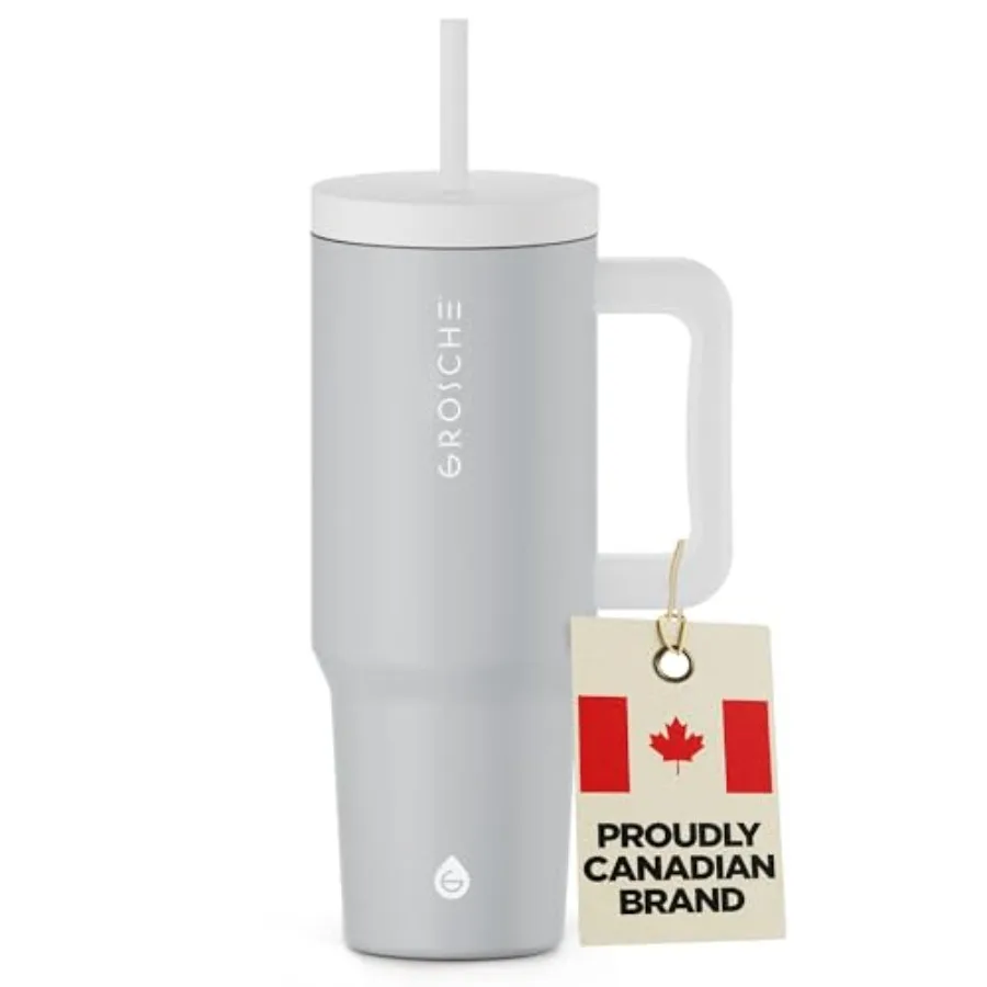 

ASPEN tumbler with handle and straw. Extreme insulation, classy design, built to last insulated stainless steel tumbler with ha
