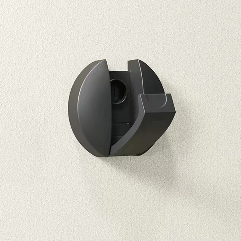 Folding Wall Hook Hidden Robe Towel Coat Hook for Home Kitchen Bathroom Matte Black/gold Towel Hanger