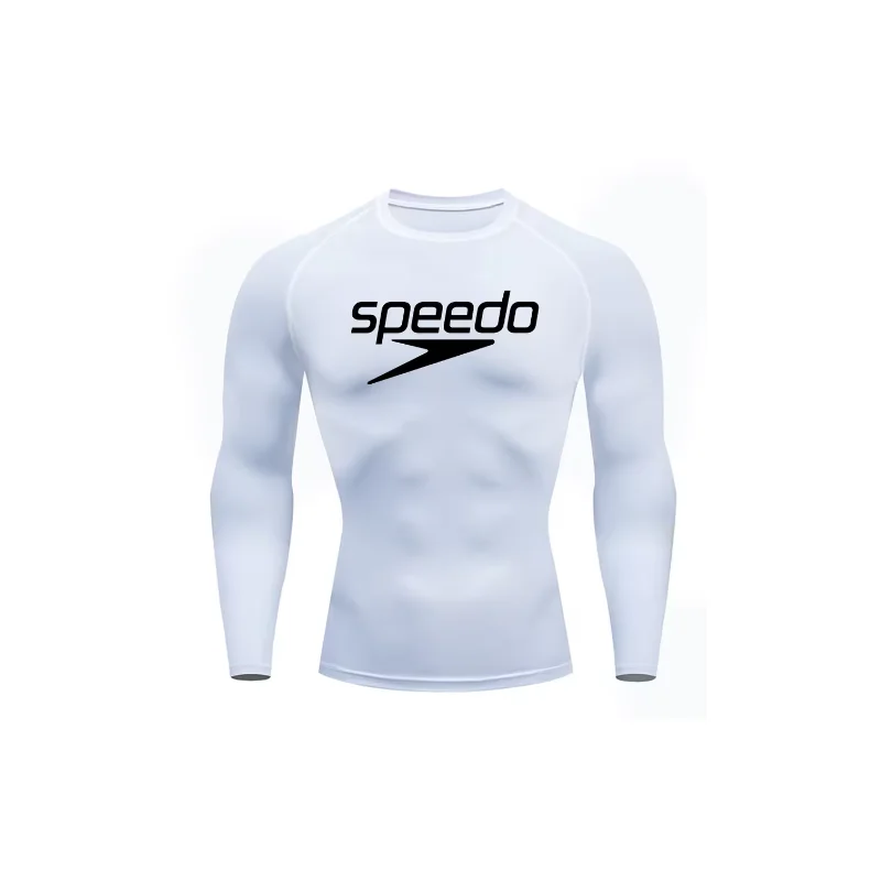 

Men Rash Guard Surfing Diving Tee Swimwear Tight short Sleeve T Shirt Swim Floatsuit Top UV Swimming RashGuard Prevent Jellyfish