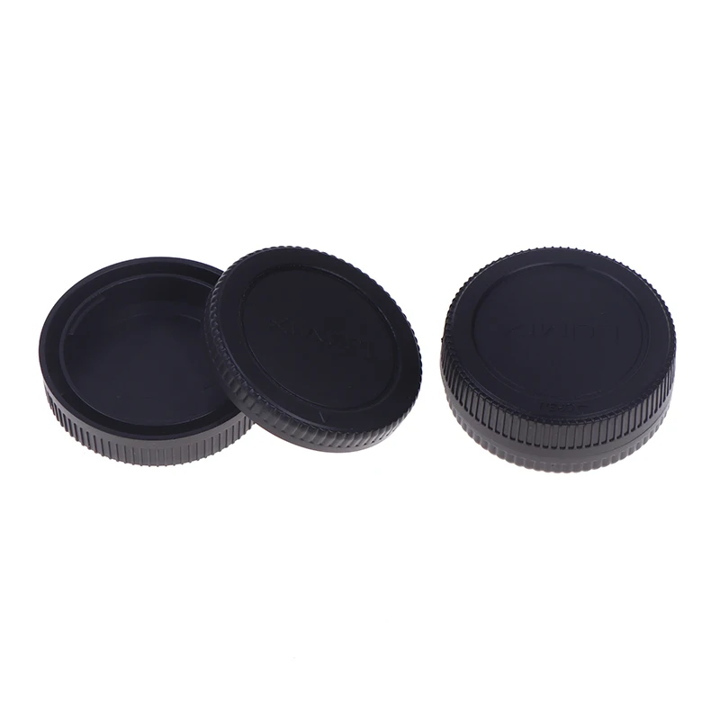 2PCS Len Caps Lenses Accessories For Lumix DMC-GF3 GF2 GF1 G10 G3 G2 G1 GH2 Rear Lens + Body Cap Cover