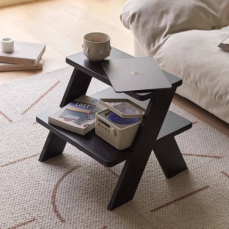 Ladder stool chair simple ash wood shoe changing stool design home multi-functional small bench low stool