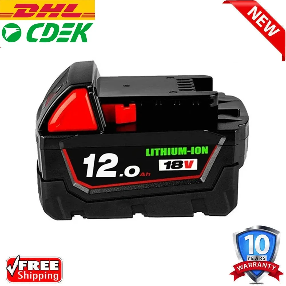 

For Milwaukee 48-11-1852 M18 LITHIUM XC 6.0Ah Extended Capacity Battery for Milwaukee 48-11-1850 48-11-1840 Cordless Power Tools