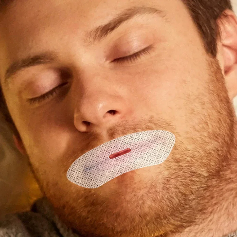 30 ชิ้น/เซ็ตใหม่ Anti Snoring Sleep แถบสติกเกอร์ Gentle Less Mouth Seal เทปหยุด Snore ปากสติกเกอร์แก้ไขเทป