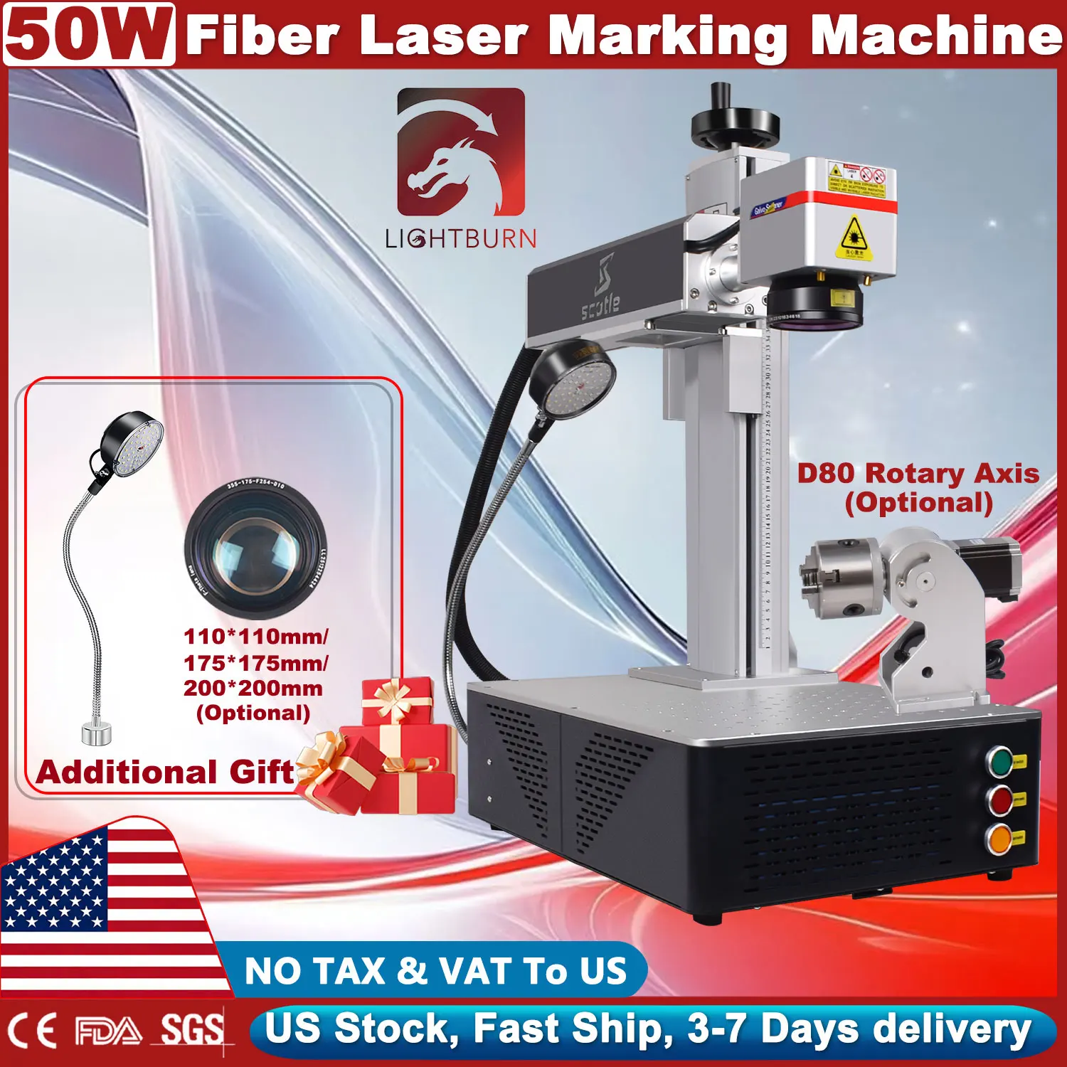 50W Mini Fiber Lase…