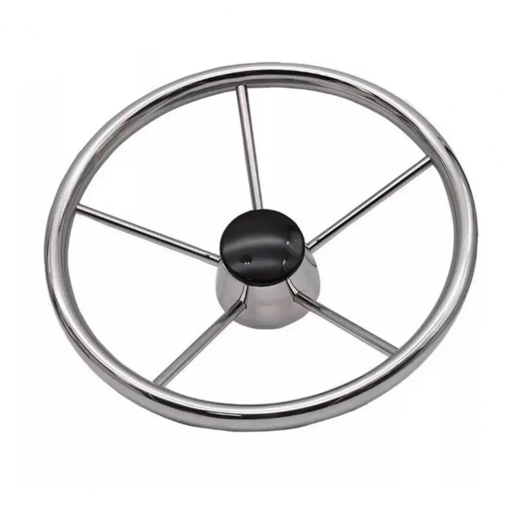 Professional Accessories Antioxidant Sturdy Structure Stainless Steel 5 Spoke Steering Wheel Steering Wheel Perfect Match