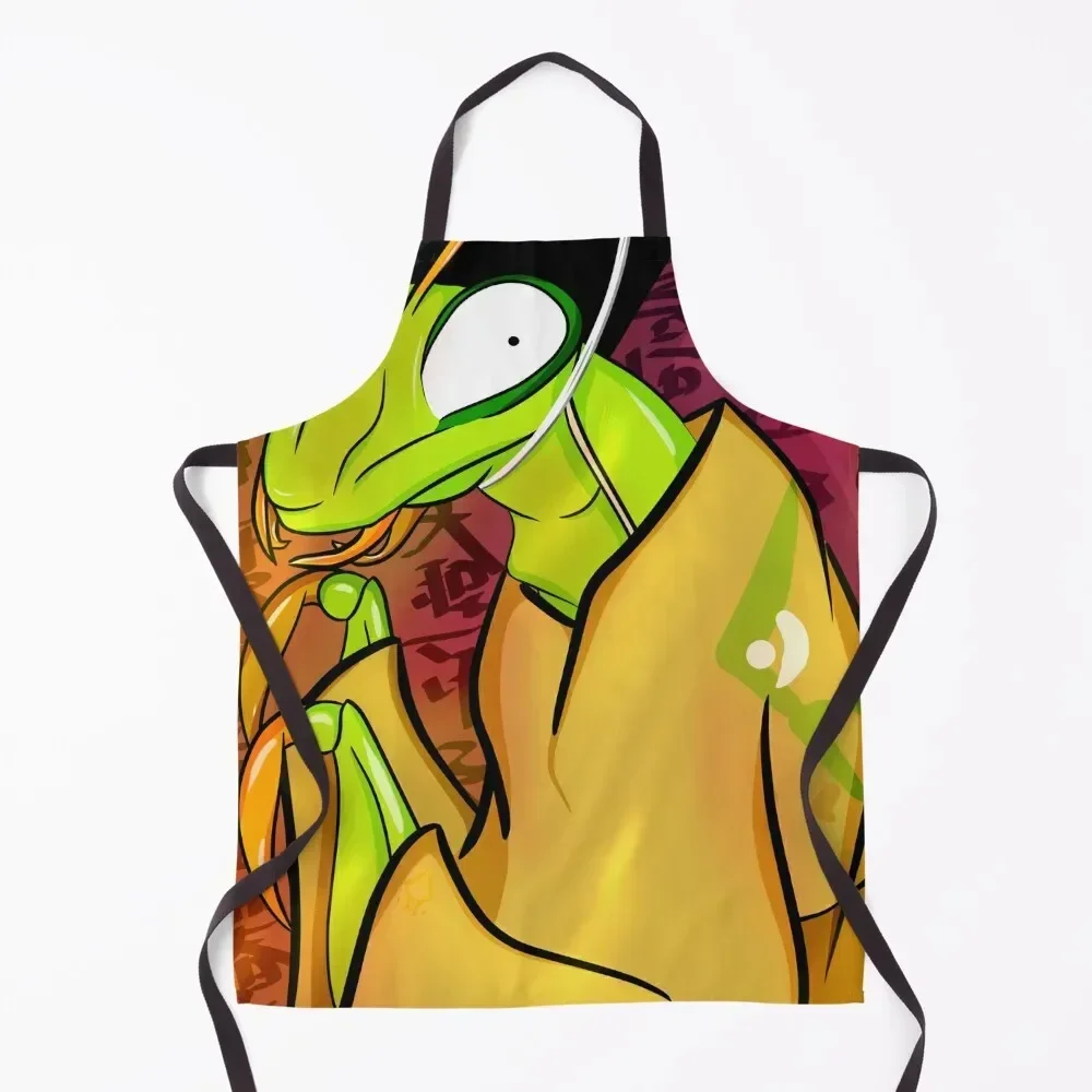 

Praying mantis Apron beauty master Trim Cloth Kitchen Things Apron