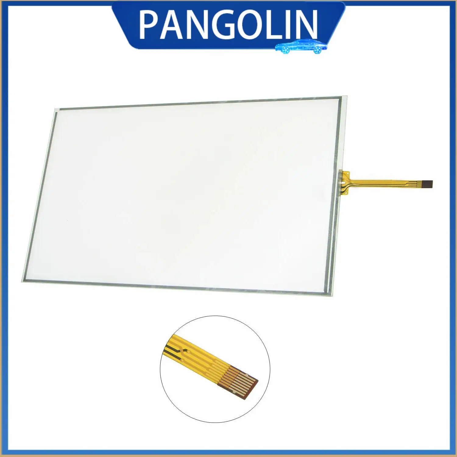 

PANGOLIN 8-дюймовая стеклянная панель дигитайзера сенсорного экрана для Toyota Highlander 2014-2019 гг., 8-контактный интерфейс и кабель FPC 46,5 мм