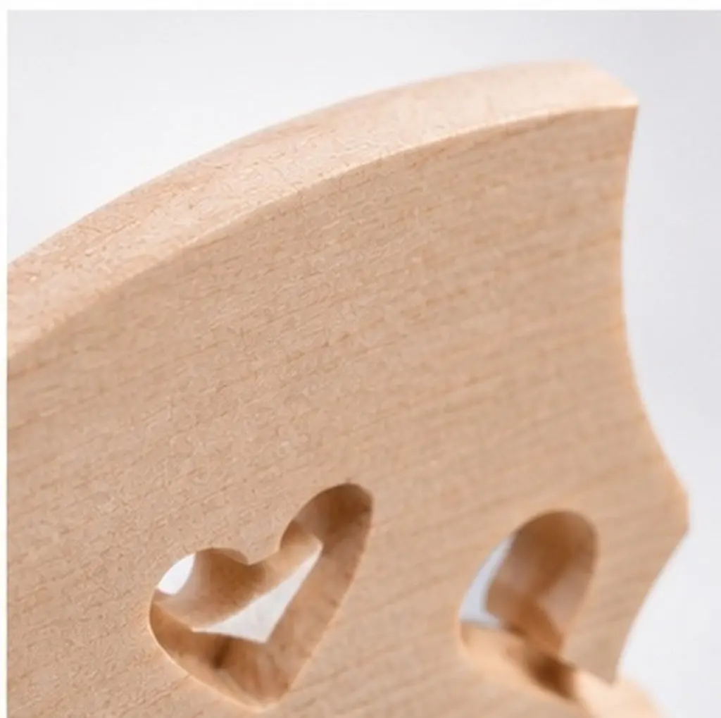 European Adjustable Maple Wood Cello Bridge 34 Size Low Tall Bridge Music Training School Performance Accessories