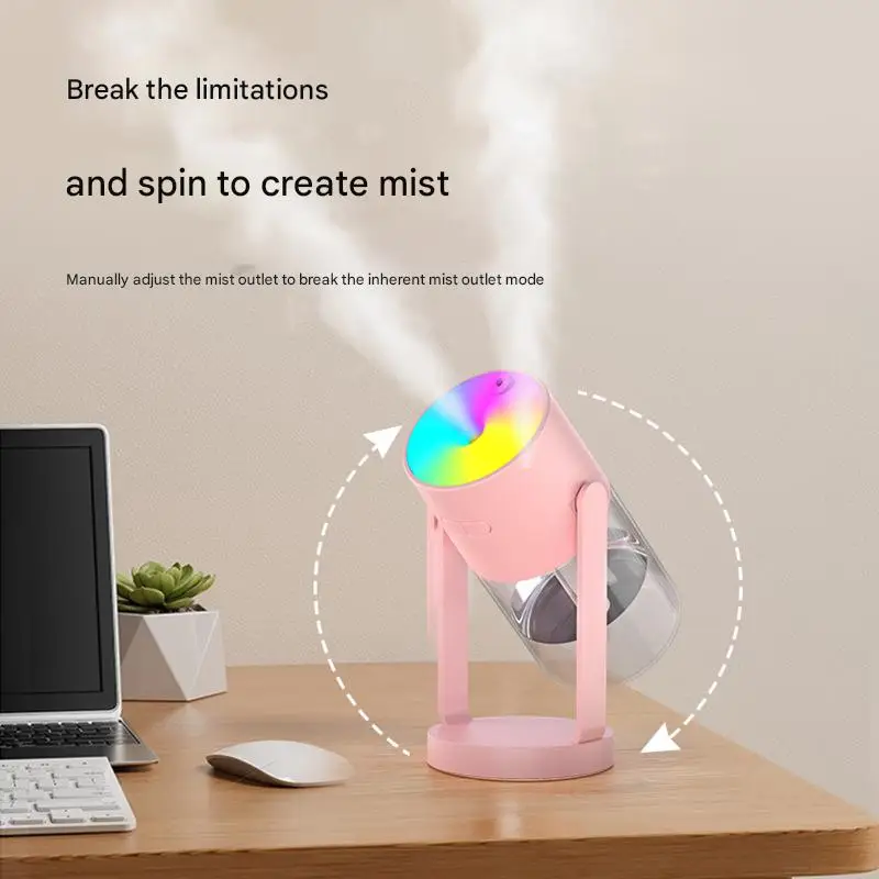 

Purifier Humidifier Car USB for Living Room Bedroom with Romantic Starry Sky Projection Humidifier + Night Light + 360° Rotation